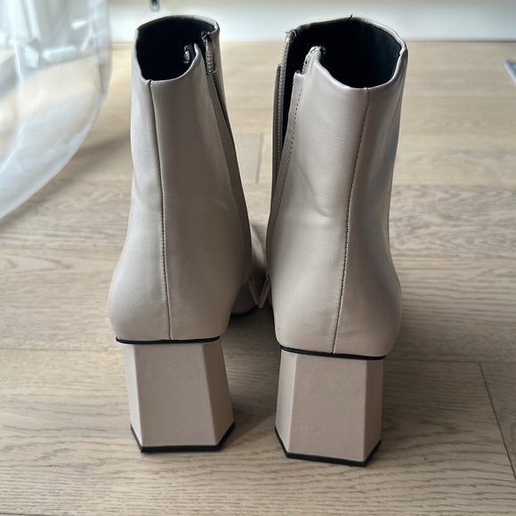 Zara ankle boots with geometric heel - Picture 4 of 6